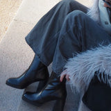 CRISTAL ANKLE BOOT BLACK