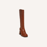 CRISTAL HIGH BOOT COGNAC