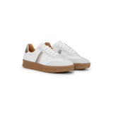SALMA White & Natural fish leather