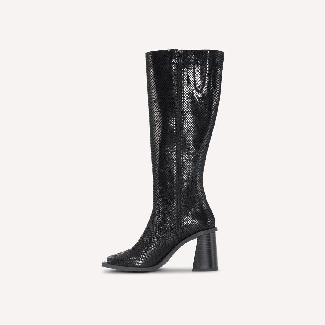 IRENA Black Print - JoDis Shoes
