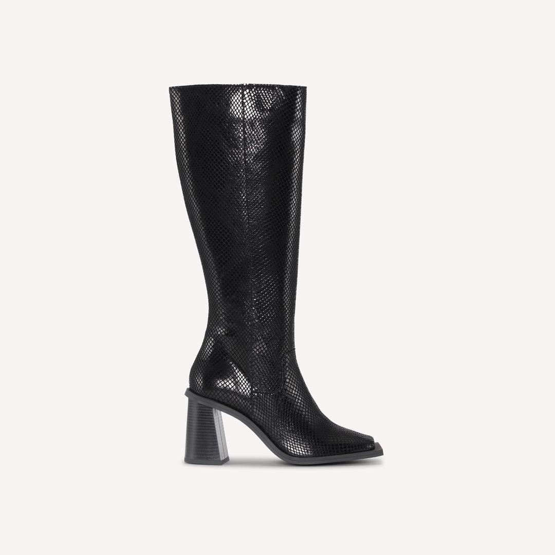 IRENA Black Print - JoDis Shoes